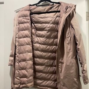 Women's 32 Degrees Pink Puffer Jacket